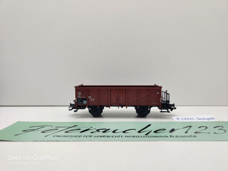 Märklin H0 AC 29815 1x Hochbordwagen aus Startpackung / Om12 / NEM / DB