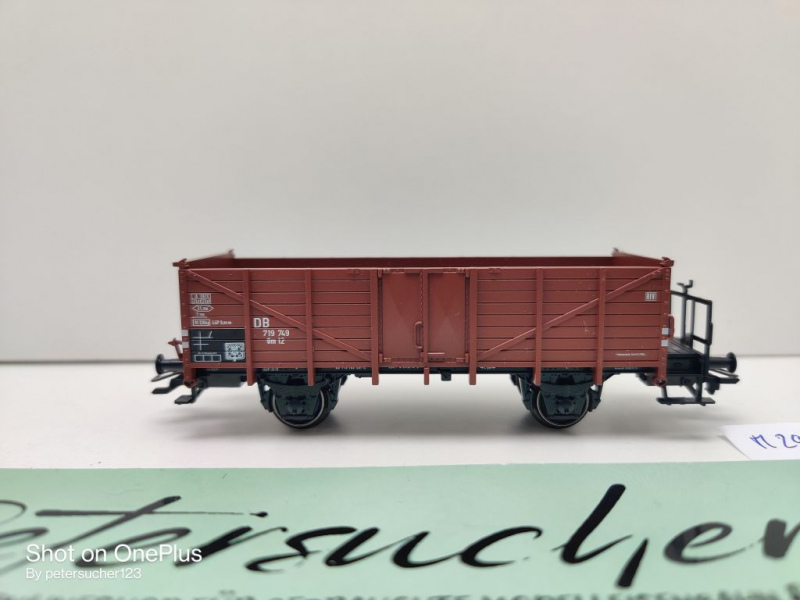 Märklin H0 AC 29815 1x Hochbordwagen aus Startpackung / Om12 / NEM / DB
