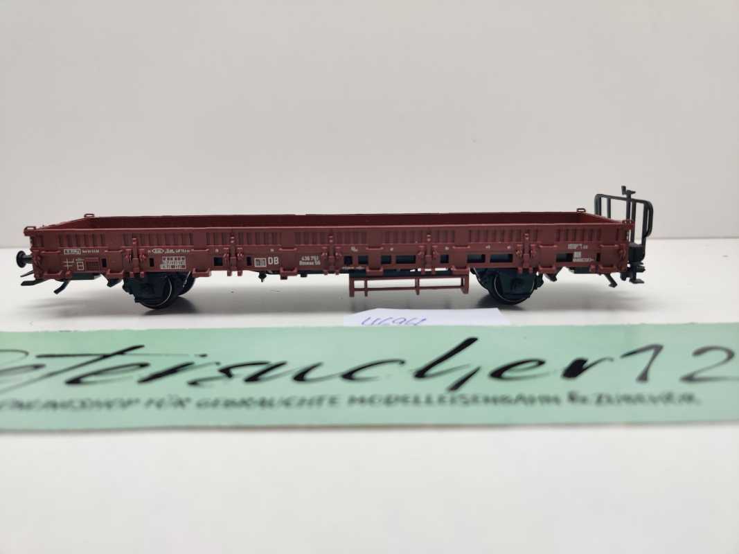 Märklin H0 AC 29820-08 Rungenwagen Rlmmso56 aus Set / 2 PKW / NEM / DB