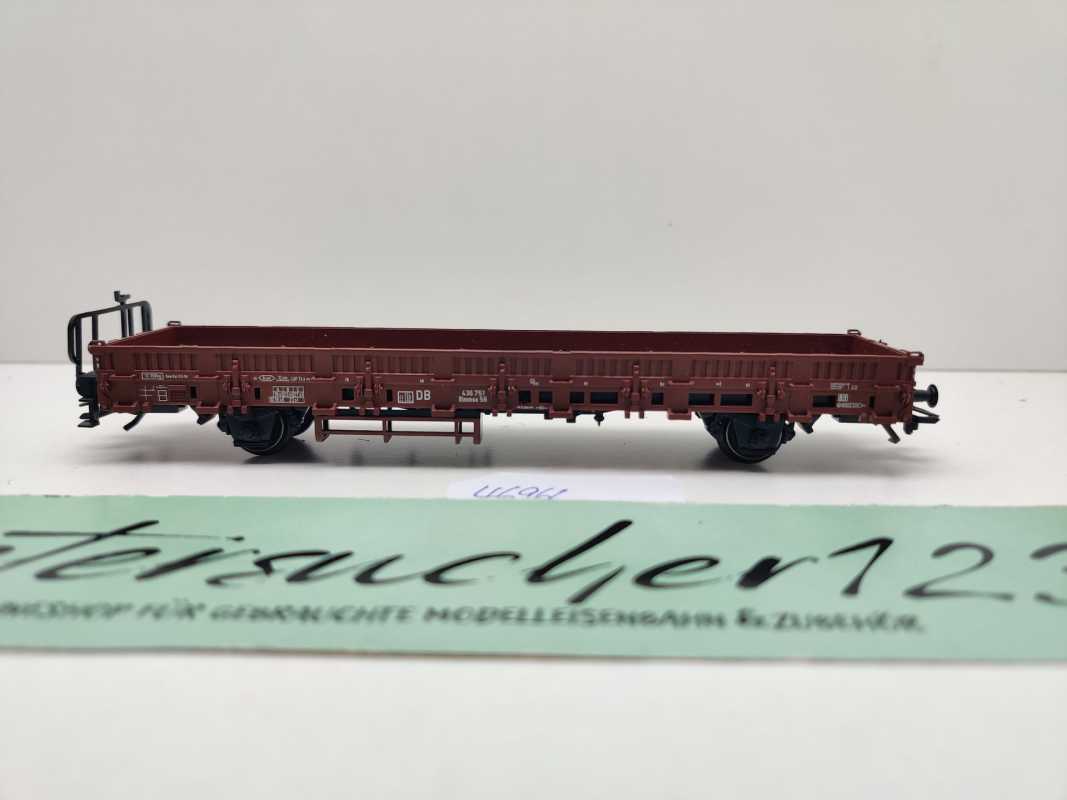 Märklin H0 AC 29820-08 Rungenwagen Rlmmso56 aus Set / 2 PKW / NEM / DB