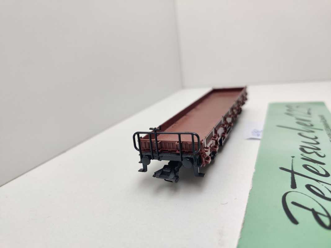 Märklin H0 AC 29820-08 Rungenwagen Rlmmso56 aus Set / 2 PKW / NEM / DB