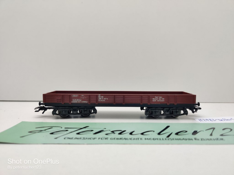 Märklin H0 AC 2983 1x Niederbordwagen aus Set / Rlmms / NEM / DB