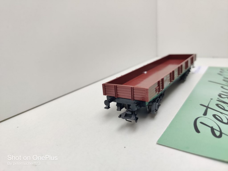 Märklin H0 AC 2983 1x Niederbordwagen aus Set / Rlmms / NEM / DB