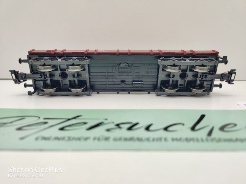 Märklin H0 AC 2983 1x Niederbordwagen aus Set / Rlmms / NEM / DB