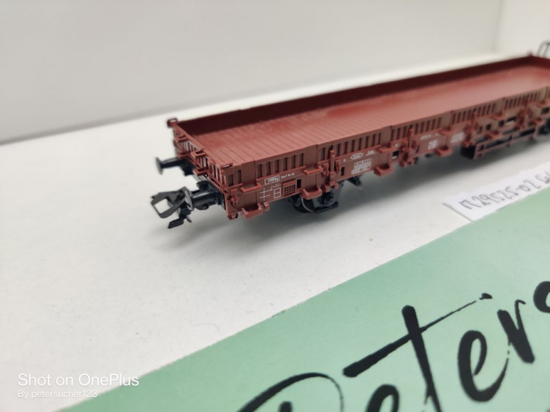 Märklin H0 AC 29845 1x Rungenwagen wie abgebildet aus Set / Rlmms 58 / NEM / DB