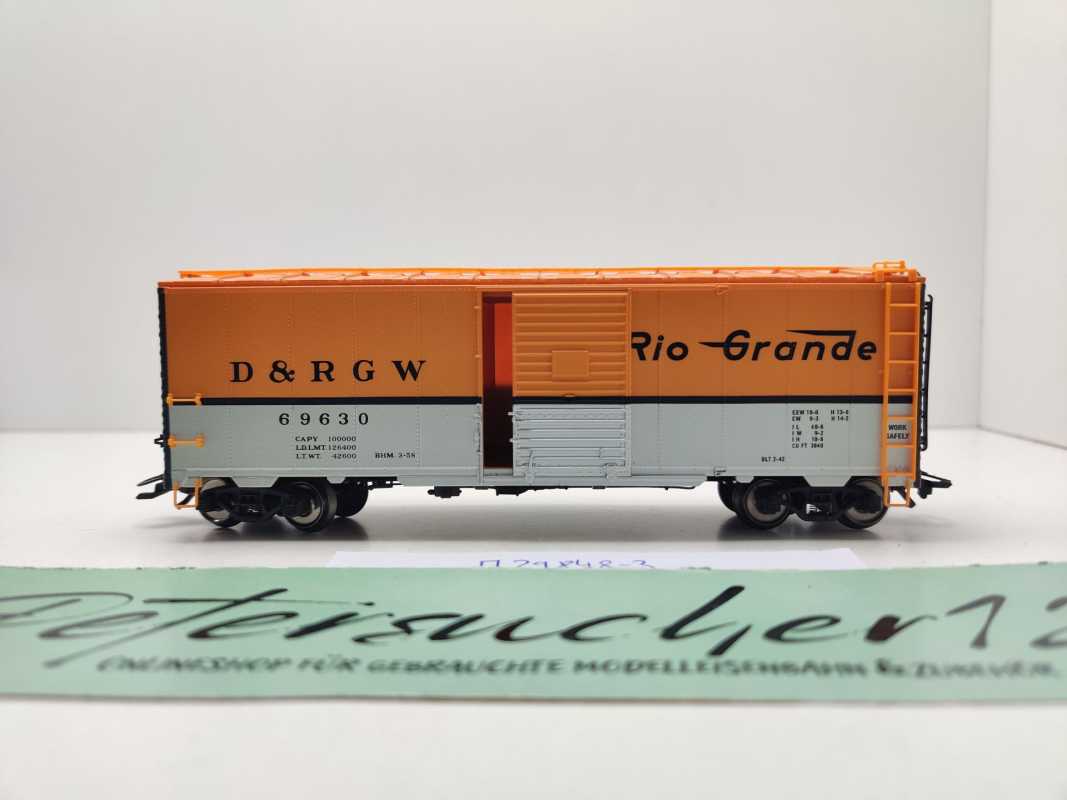 Märklin H0 AC 29848-03 US Box car "Rio Grande" / NEM / aus Digital Start-Set