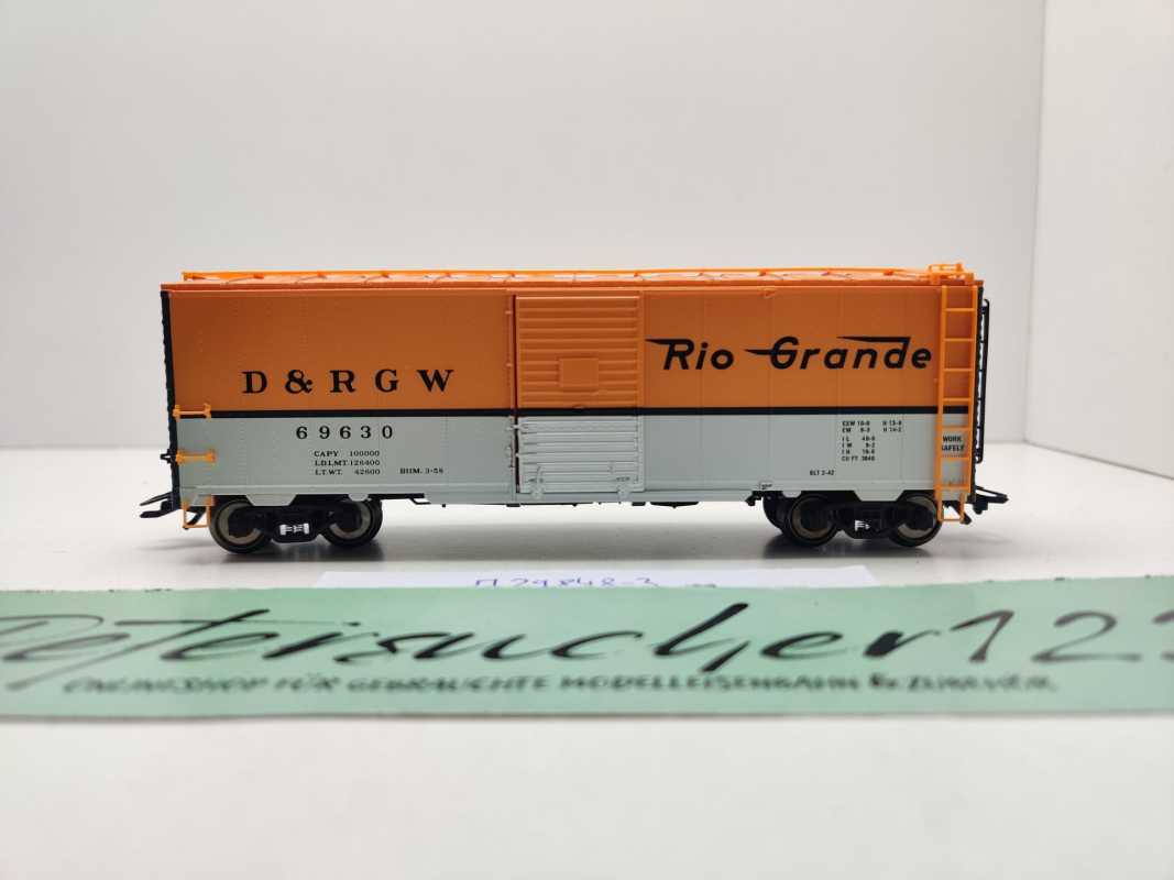 Märklin H0 AC 29848-03 US Box car "Rio Grande" / NEM / aus Digital Start-Set