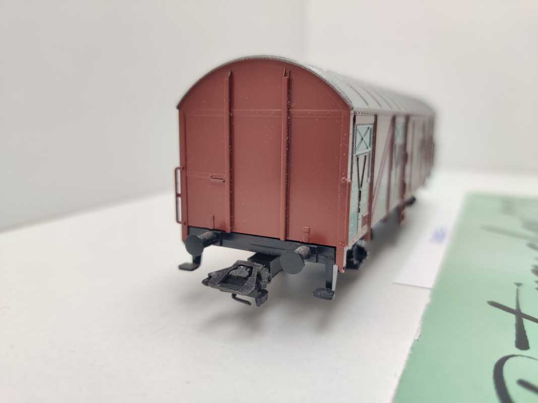 Märklin H0 AC 29855-07 gedeckter Güterwagen Glmhs50 aus Set / NEM / DB