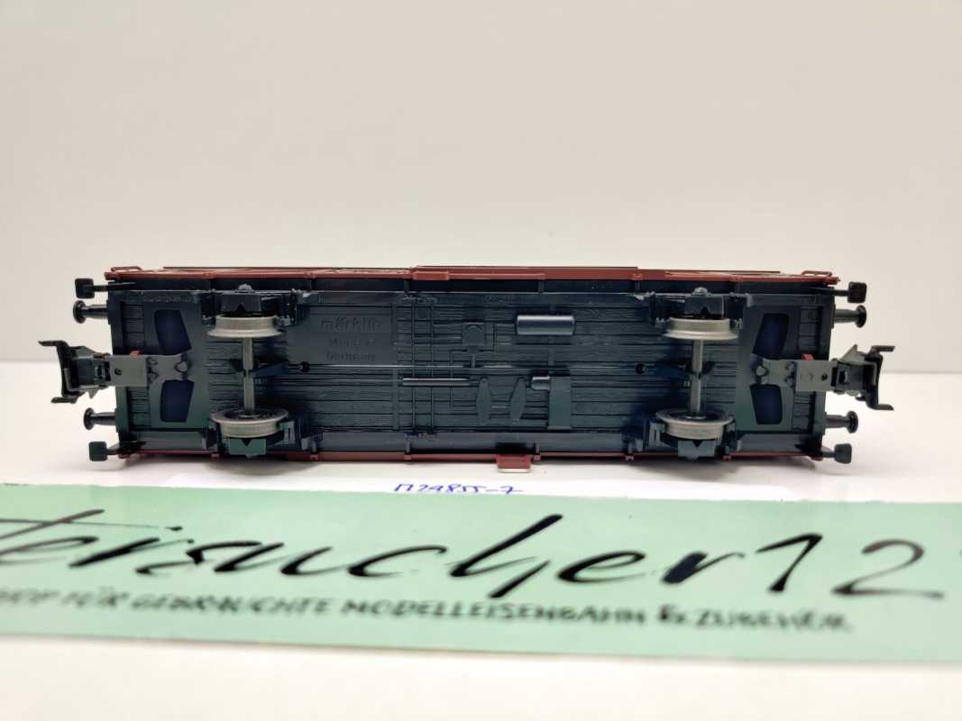 Märklin H0 AC 29855-07 gedeckter Güterwagen Glmhs50 aus Set / NEM / DB