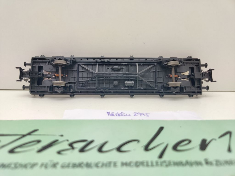 Märklin H0 AC 2995 Flachwagen & 2 PKW aus Startpackung "60 Jahre H0" / NEM / DRG