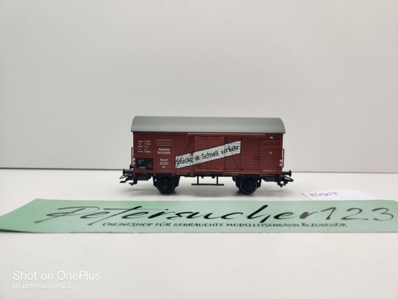 Märklin H0 AC 2995 1x ged. Güterwagen "Stückgut" aus Set / Gr / NEM / DRG