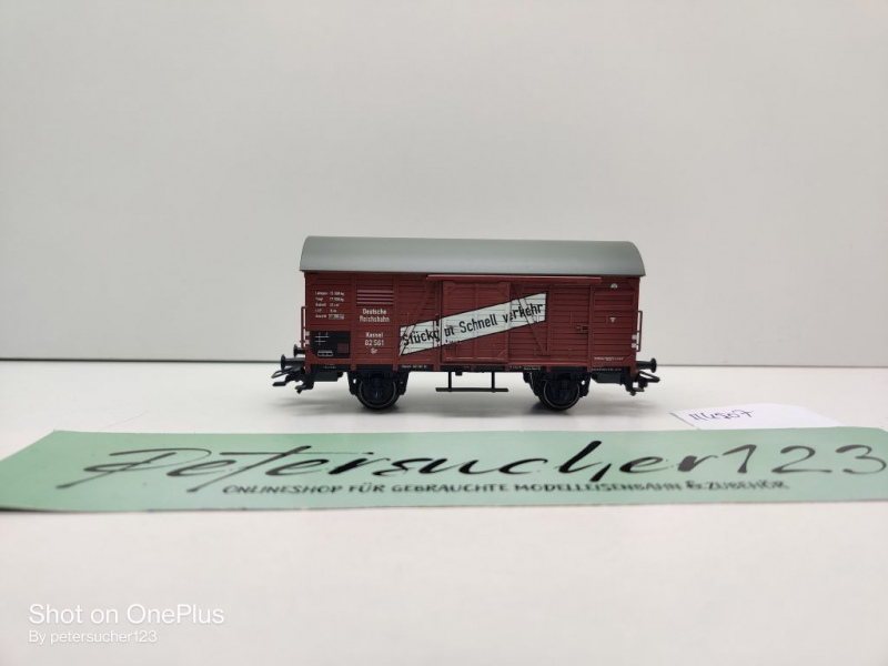 Märklin H0 AC 2995 1x ged. Güterwagen "Stückgut" aus Set / Gr / NEM / DRG