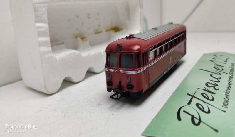 Märklin H0 AC 3016 Schienenbus BR795 299-7 Analog / Rot / DB
