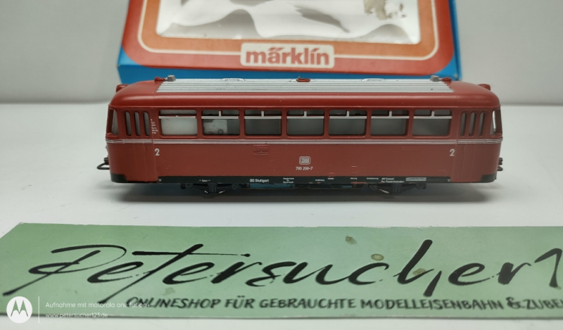 Märklin H0 AC 3016 Schienenbus 795 299-7 Analog / Rot / OVP