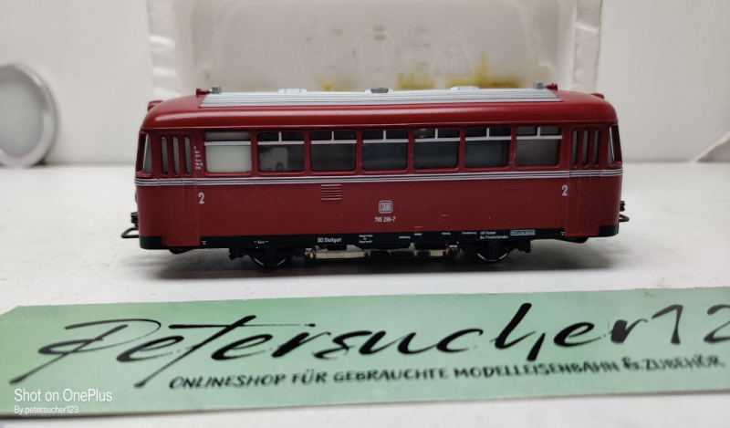 Märklin H0 AC 3016 Schienenbus BR795 299-7 Analog / Rot / DB