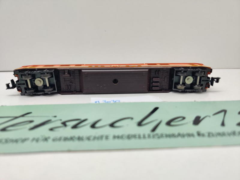 Minitrix N DC 3030 Aussichtswagen "Apfelpfeil" WGm / DB