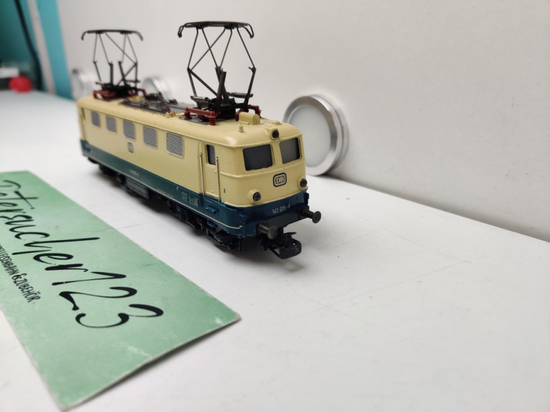 Märklin H0 AC 3034 / BR141 015-8 Elektrolok / DB / Analog / Blau - Beige