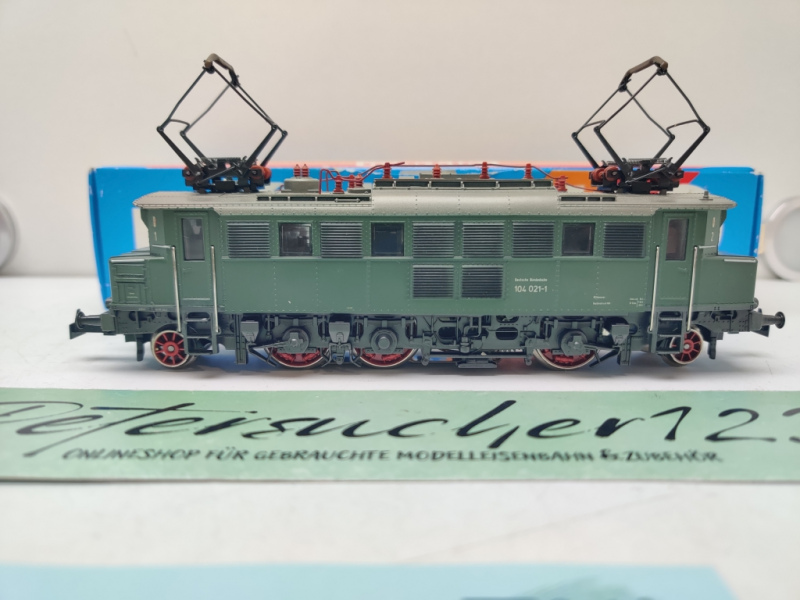 Märklin H0 AC 3049/ BR104 021-1 Elektrolok / DB / Analog / Grün / OVP