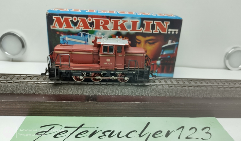 Märklin H0 3065 / BR260 417-1  Diesellok / Telex ROT DB OVP