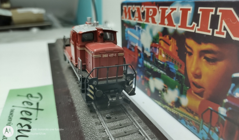 Märklin H0 3065 / BR260 417-1  Diesellok / Telex ROT DB OVP