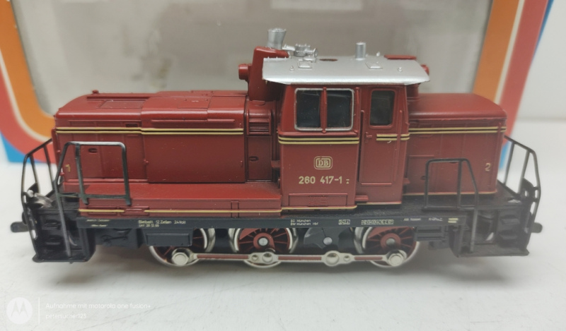MÄRKLIN H0 AC 3065 / BR260 417-1  Diesellok Rot / Telex / Analog / Blaue - OVP