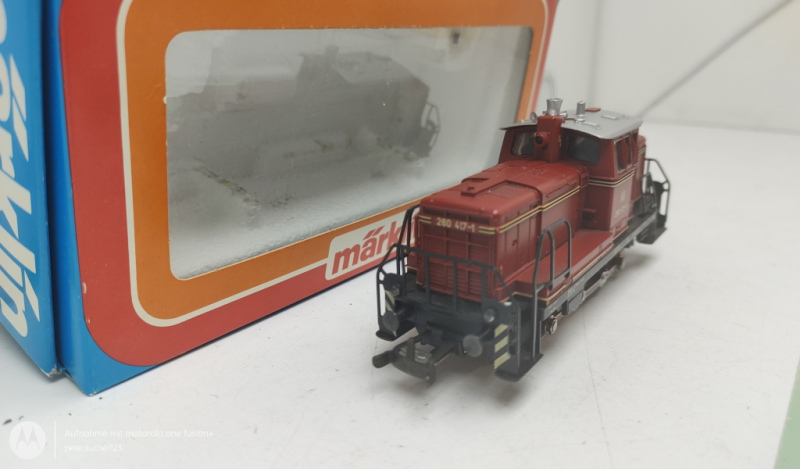 MÄRKLIN H0 AC 3065 / BR260 417-1  Diesellok Rot / Telex / Analog / Blaue - OVP