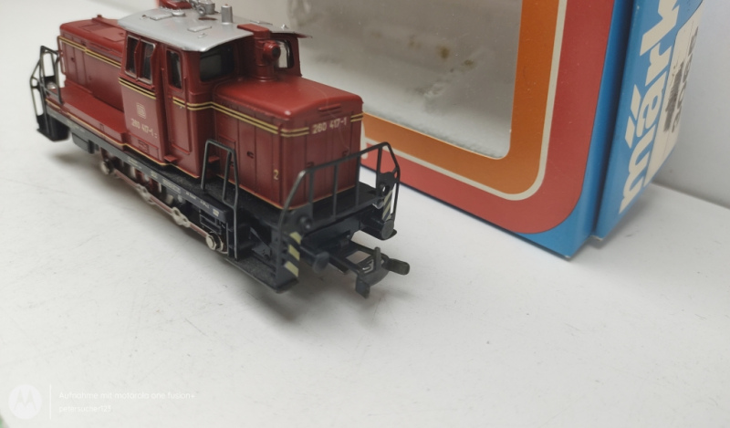 MÄRKLIN H0 AC 3065 / BR260 417-1  Diesellok Rot / Telex / Analog / Blaue - OVP