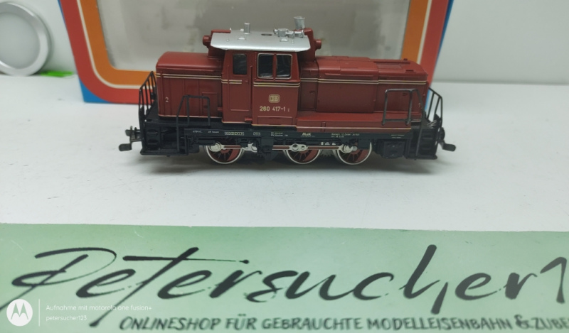 MÄRKLIN H0 AC 3065 / BR260 417-1  Diesellok Rot / Telex / Analog / Blaue - OVP
