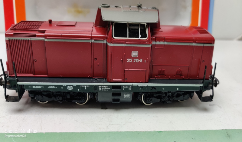 Märklin H0 AC 3072 / BR 212 Diesellok / Analog / Rot / OVP