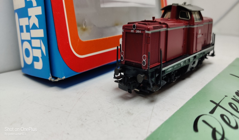 Märklin H0 AC 3072 / BR 212 Diesellok / Analog / Rot / OVP
