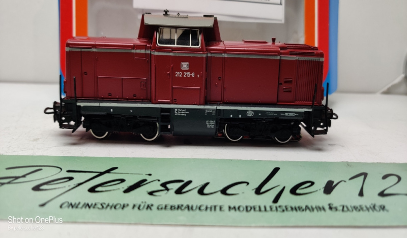 Märklin H0 AC 3072 / BR 212 Diesellok / Analog / Rot / OVP