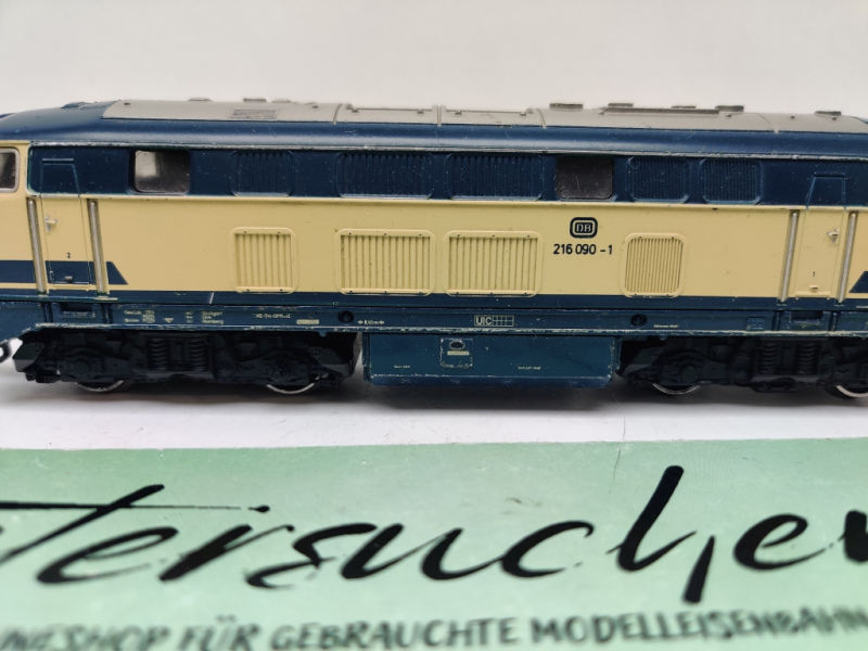 Märklin H0 AC 3074 / BR141 015-8 Diesellok / DB / Analog / Blau - Beige