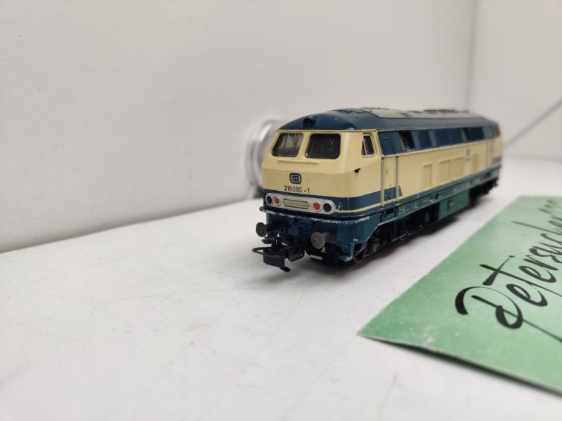 Märklin H0 AC 3074 / BR141 015-8 Diesellok / DB / Analog / Blau - Beige