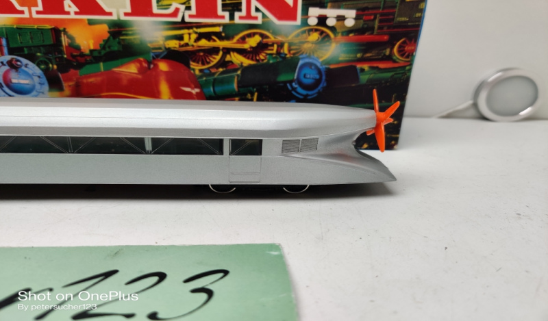 Märklin H0 AC 3077 Zeppelin Silber / OVP