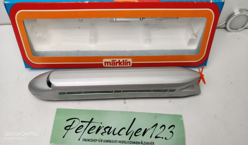 Märklin H0 AC 3077 Zeppelin Silber / OVP