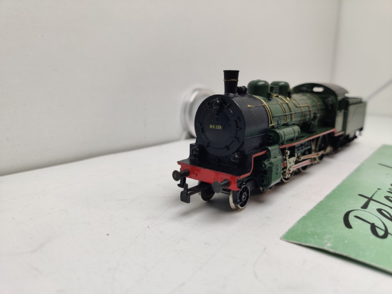 Märklin H0 AC 3086 / BR64119 Dampflok Schlepptender / Analog / Grün