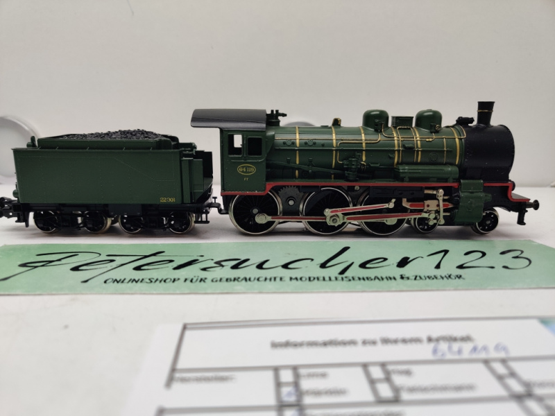 Märklin H0 AC 3086 / BR64119 Dampflok Schlepptender / Analog / Grün