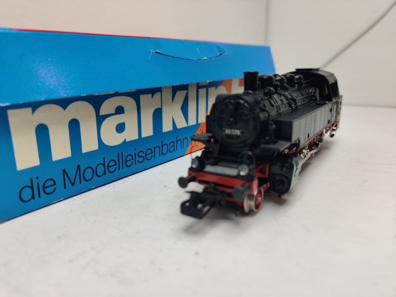Märklin H0 AC  3096 / BR86 578 Dampflok / DB / Analog / Schwarz / Blaue - OVP