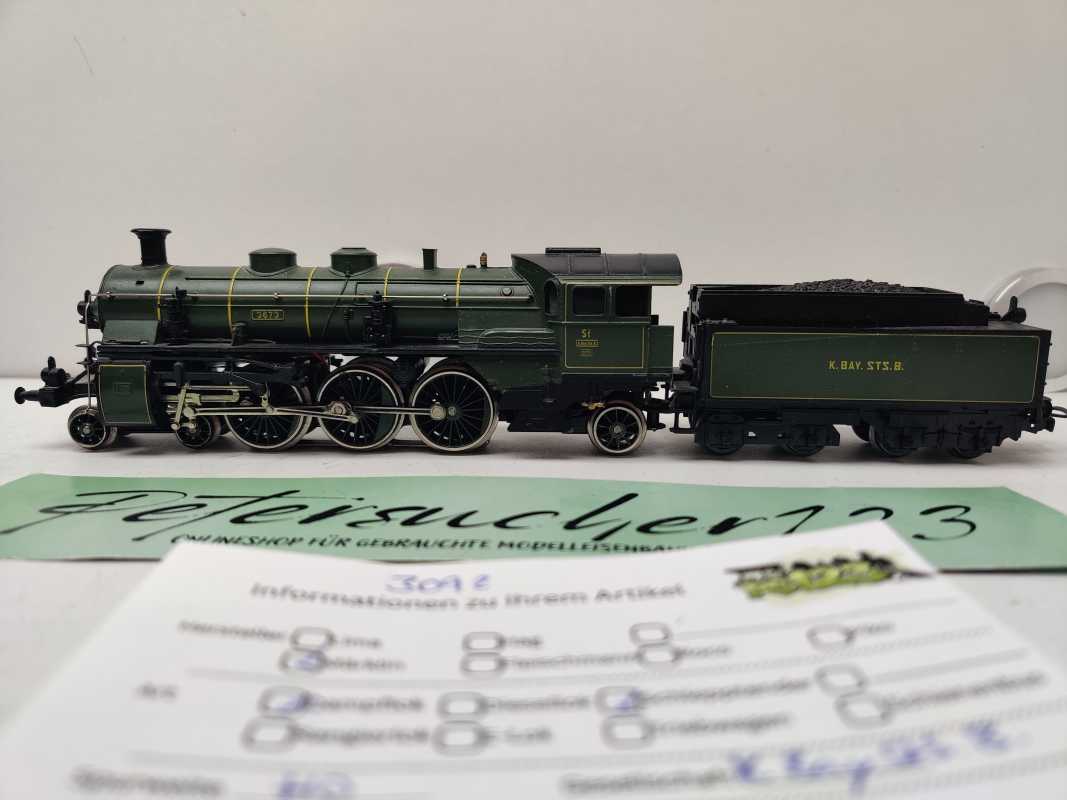 Märklin H0 AC 3092 / Schnellzug-Dampflokomotive / S 3/6 / K.Bay.Sts.B. / Umbau auf Delta-Digital