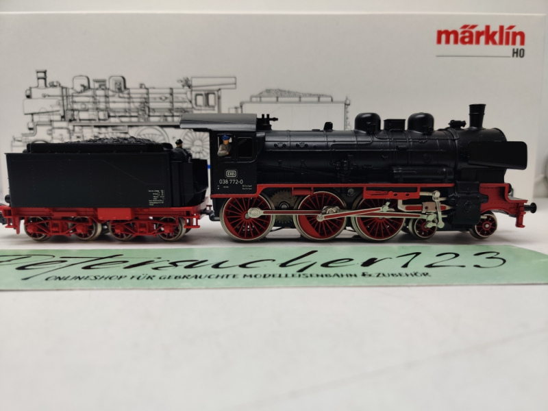 Märklin H0 AC 3099 / BR038 Dampflok Schlepptender  / Analog / DB / OVP