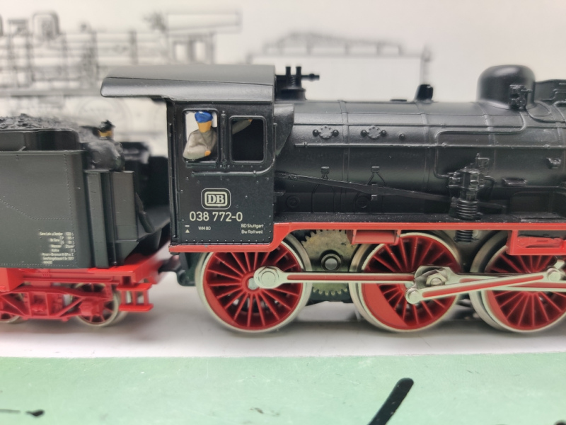 Märklin H0 AC 3099 / BR038 Dampflok Schlepptender  / Analog / DB / OVP
