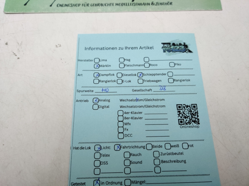 Märklin H0 AC 3099 / BR038 Dampflok Schlepptender  / Analog / DB / OVP