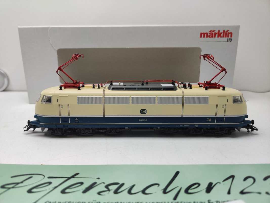 Märklin H0 AC 31014-01 / BR103 Elektrolokomotive der Baureihe / (Vorserie) / DB / Mfx / Sound / OVP