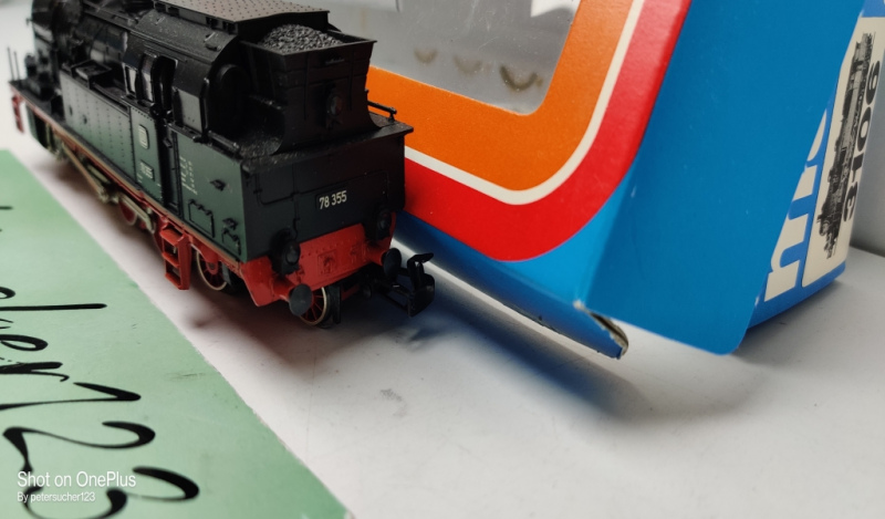 Märklin H0 AC 3106 / BR78 355 Dampflok Analog / OVP