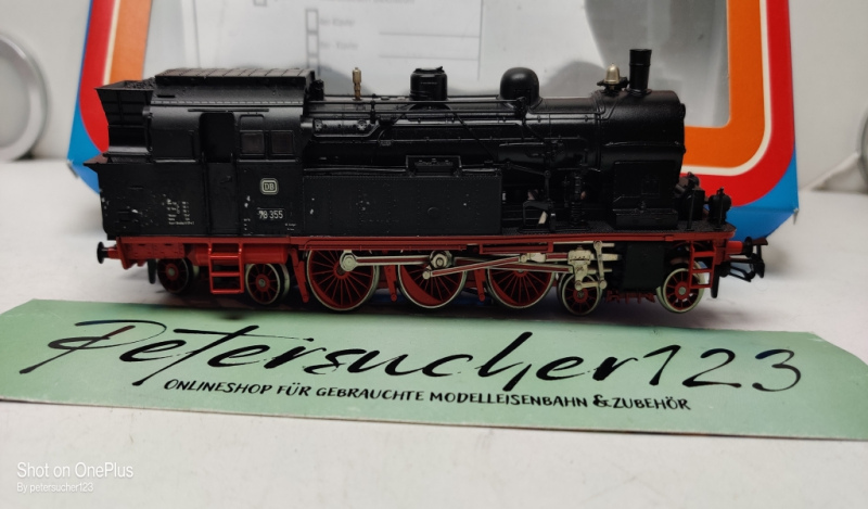 Märklin H0 AC 3106 / BR78 355 Dampflok Analog / OVP