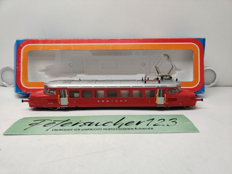 Märklin H0 AC 3125 Elektrischer Triebwagen / Rot / SBB / OVP