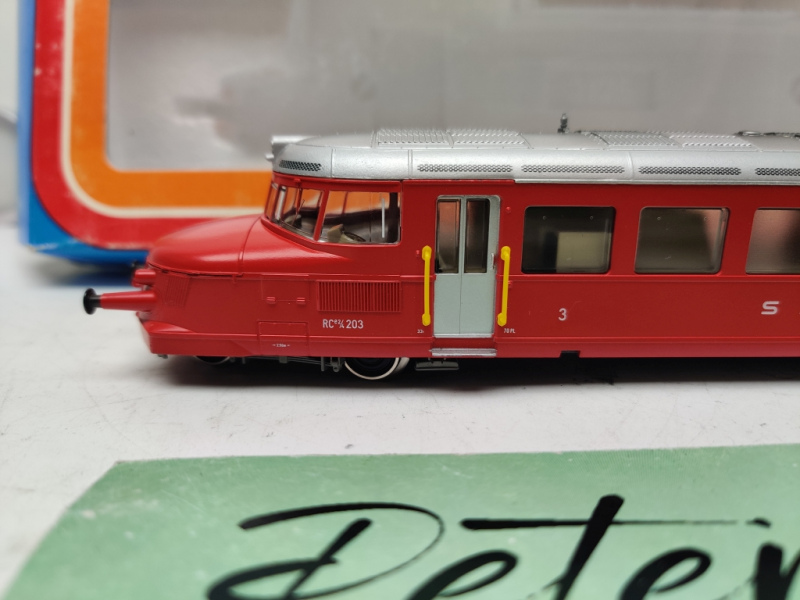 Märklin H0 AC 3125 Elektrischer Triebwagen / Rot / SBB / OVP