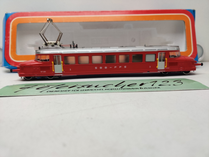Märklin H0 AC 3125 Elektrischer Triebwagen / Rot / SBB / OVP