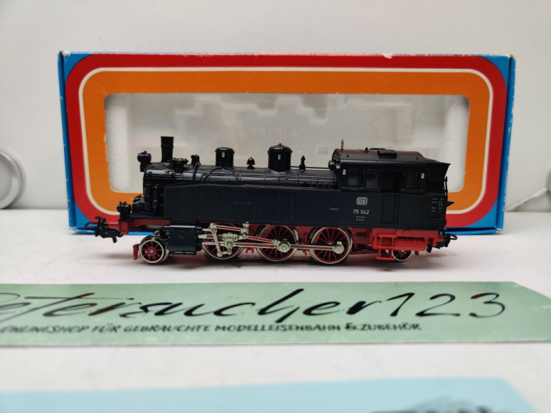 Märklin H0 AC 3313  / BR75 042 Dampflok / DB / Analog / OVP