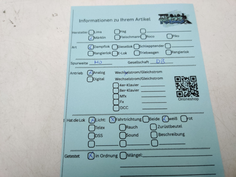 Märklin H0 AC 3313  / BR75 042 Dampflok / DB / Analog / OVP